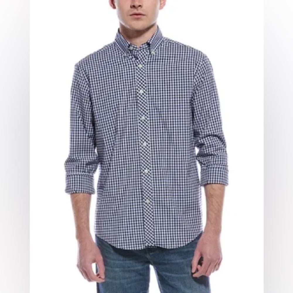 Men’s Ben Sherman Men's Slim-Fit Gingham Shirt